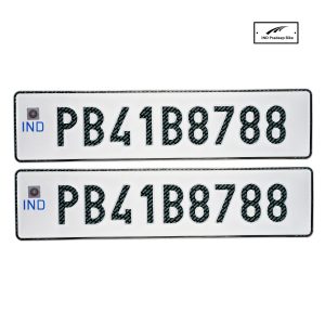 IND Pradeep Bike- Car Number Plate Set